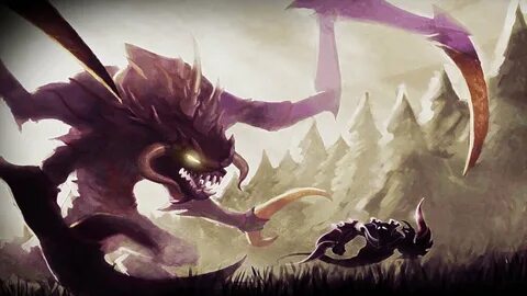 Cho’gath vs Nocturne LoLWallpapers