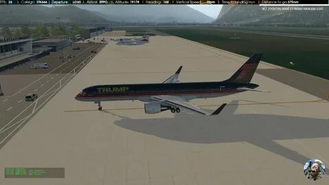 Boeing 757 - 200 Flight Factor X-Plane 11 From LOWI to EPPO 