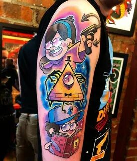 Start my gravity falls sleeve. Done by chris hill in white d