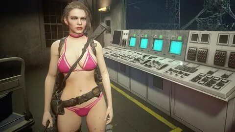 Resident Evil 3 Remake Jill Pink Bikini Exterminator - YouTu