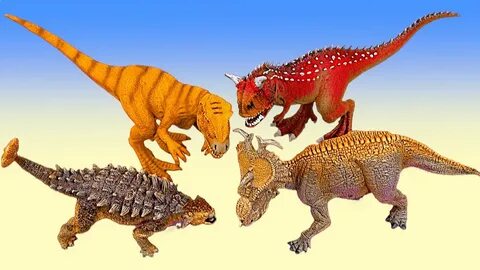 Dinosaurs Ankylosaurus Pachyrhinosaurus Allosaurus Carnotaur