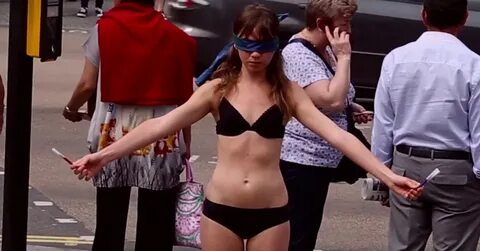 This woman undressed in London to send a powerful message