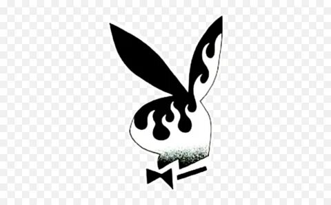 Playboy Bunny Fire Flame Flames Bunnies - Playboi Carti Logo