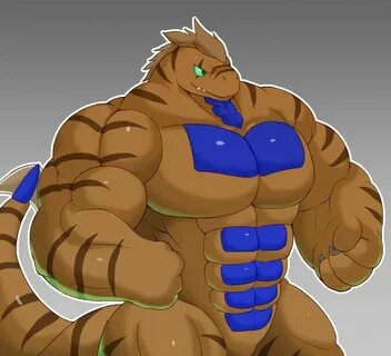 muscle dragon by skyox -- Fur Affinity dot net