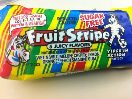 Fruit Stripe Gum: Sugar-Free Gum, Fruit, Sugar free