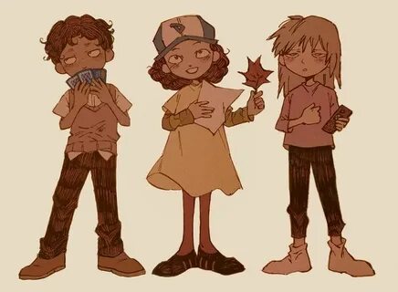 louis, clementine and violet by banchagu on tumblr Walking d