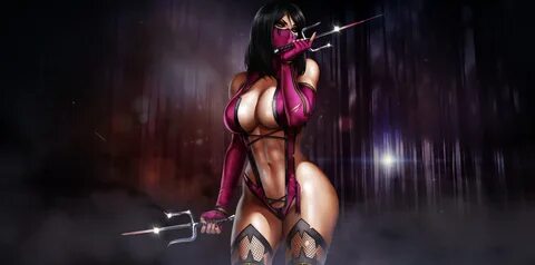 Download Wallpaper Video Game Warriors, video games, big boobs, Mileena, Mo...