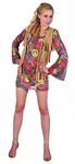 Adult Girl Woodstock Flower Costume