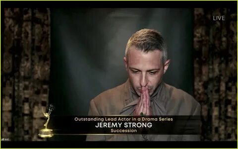 Succession's Jeremy Strong Dedicates His Emmy Win to Co-Star