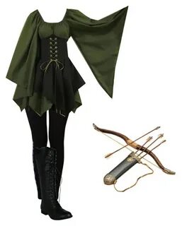 Robin Hood Costume Archer Ranger Elf Fairy W Translated Cosp