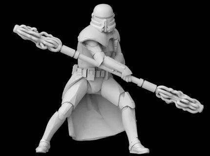Super Punch: Purge Troopers, Ebon Hawk, and other 3D-printed
