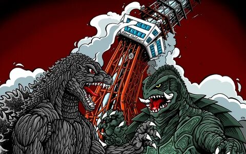 Godzilla vs. Gamera Fan Artwork - Godzilla 2014 Gallery Godz