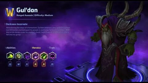 Heroes of the Storm! Gul'Dan no deaths! - YouTube