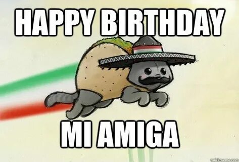 Pin by Amber Magnolia on Birthday Greetings Taco cat, Nyan c