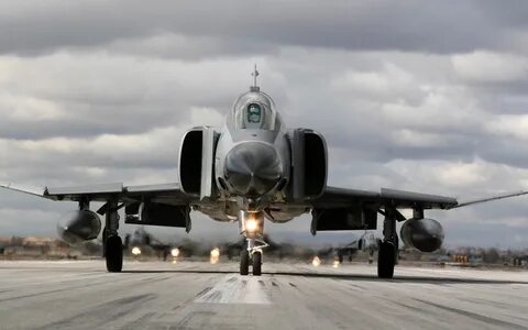 Скачать обои тучи облака mcdonnell douglas впп f-4 phantom i