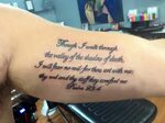 Psalm 23 Tattoo - SkillOfKing.Com