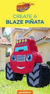 Build your own Nick Jr. themed Piñata! Blaze birthday party,