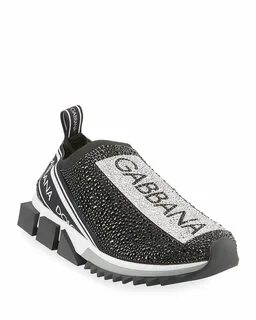 dolce and gabbana sorrento crystal sneakers Latest trends OF