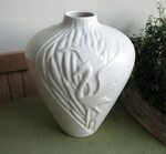 Vintage Haeger Pottery Heron Vase Art Deco Cream-colored Vas