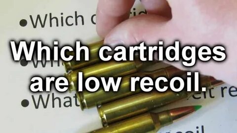 Low Recoil Rifles and Ammo - YouTube