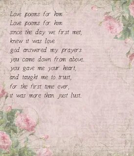 First love Poems