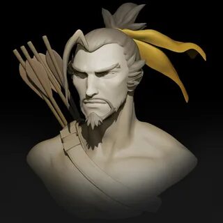 Hanzo - fanart 3d on Behance