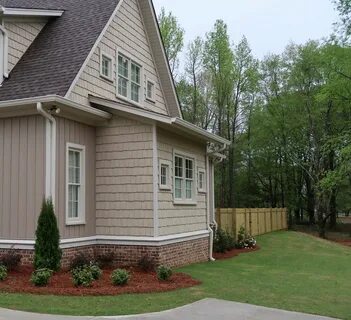 Board and batten vinyl siding vinyl cedar shakes House exter