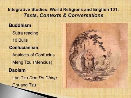 Integrative Studies: English 101 & Introduction to World Rel
