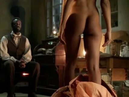 Tessa Thompson Fully Nude Scene From "Westworld"