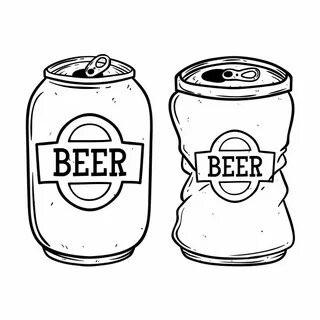 Beer Can Vector at GetDrawings Free download