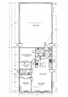 Famous Inspiration 1 Bedroom Shop House Plans, House Plan 1 