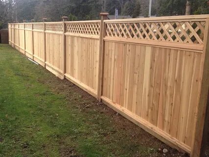 Diagonal Lattice Cedar Fence Panels Big Red Cedar