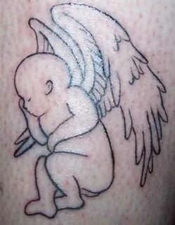 Baby Angel Tattoo Images & Designs