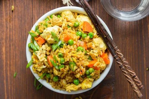 Curry fried rice with scrambled tofu recipe by Alissa Saenz 