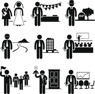 Pics Of Wedding Stick Figures - Сток картинки - iStock