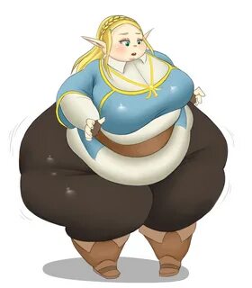 Fat Princess Zelda by ashgallalla Body Inflation Know Your M