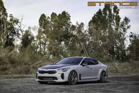 Kia Stinger GT Stance SF07 Dual Brushed Gunmetal - Stance Wh