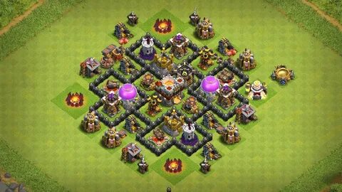 Undefeated Town Hall 6 (TH6) Trophy + Farming Base !! Anti S