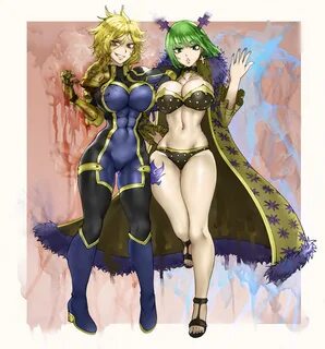 Dimaria and Brandish (Fairy Tail) by TheGoldenSmurf on Devia