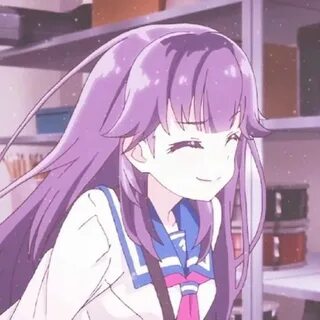 Aesthetic Anime Pfp Purple : add a caption * Art and Drawing