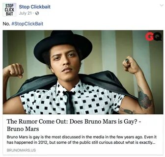 Does Bruno Mars Is Gay? No. - Imgur