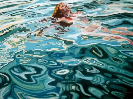 Brianne Williams Paintings: Women in Water Series Unavailabl