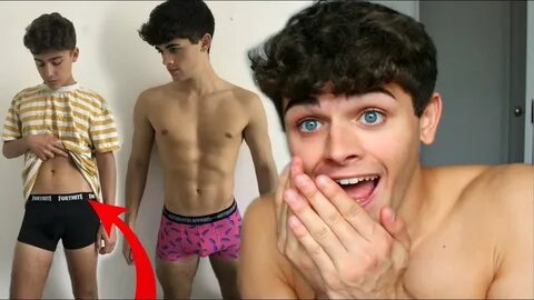 Boyfriends Try On New Underwear Together - YouTube