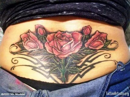 lower back tattoo - Tattoo Artists.org Back tattoo women, Ta