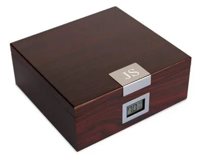 Ручной вишни закончить кедр Humidor с передней цифровой 1 - изображение.