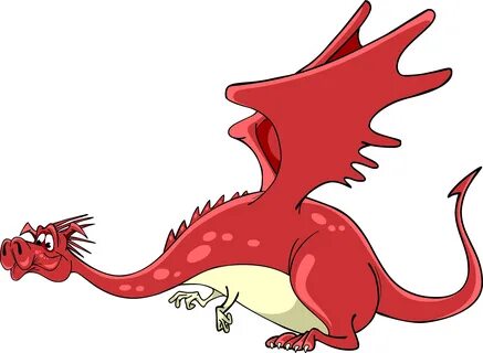 Dragon Cartoon Illustration - Dragon Png Cute - (2409x1764) 