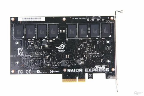 Bilder - Asus RoG RAIDR Express 240 GB im Test: PCIe-SSD mit