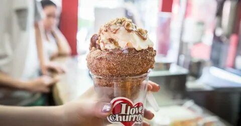 You can now eat churro ice cream cones in Toronto