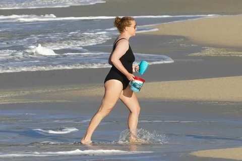 Amy Schumer - Seen on the beach in St. Barths GotCeleb