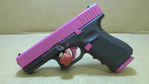 Glock 19 Gen 4 with Sig Pink Cerakote - YouTube
